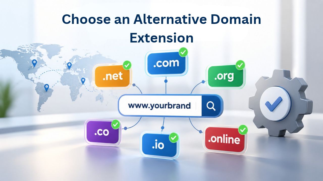 Strategy 5: Choose an Alternative Domain Extension
