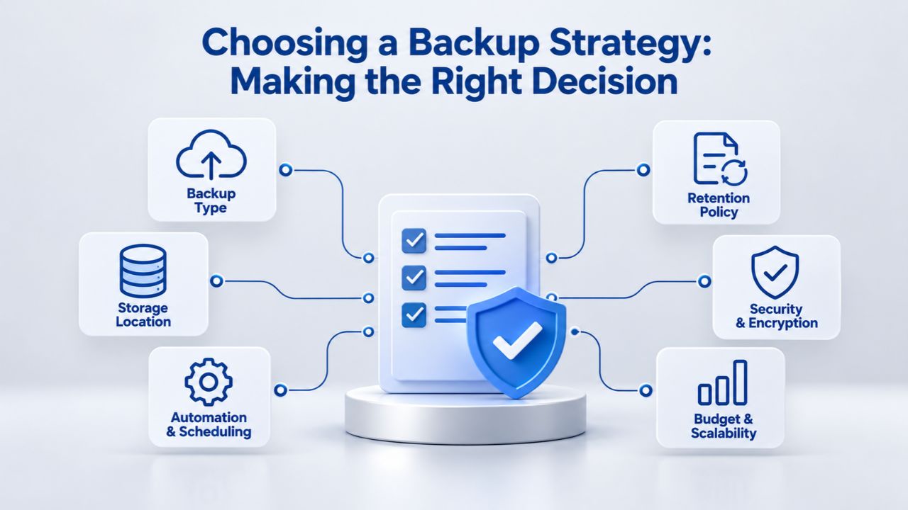 Choosing a Backup Strategy: Making the Right Decision Choosing a Backup Strategy: Making the Right Decision