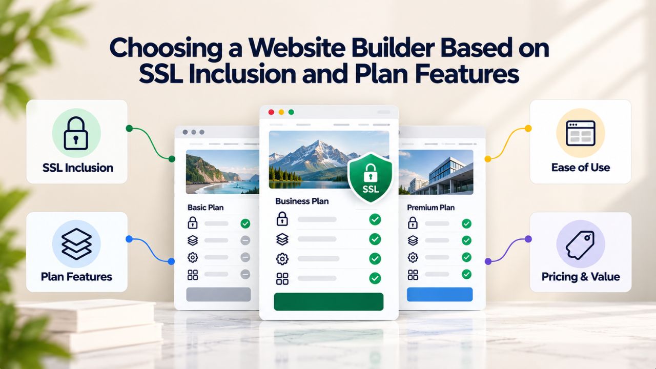 Choosing a Website Builder Based on SSL Inclusion and Plan Features Choosing a Website Builder Based on SSL Inclusion and Plan Features