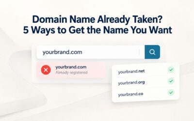Domain Name Already Taken? 5 Ways to Get the Name You Want