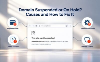 Domain Suspended or On Hold? Causes and How to Fix It