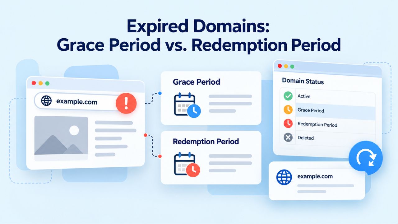 Expired Domains_ Grace Period vs. Redemption Period Expired Domains_ Grace Period vs. Redemption Period