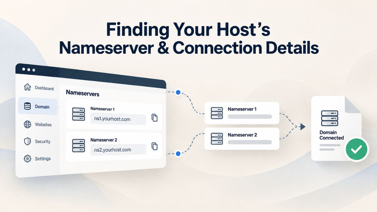 Finding Your Host’s Nameserver & Connection Details Finding Your Host’s Nameserver & Connection Details