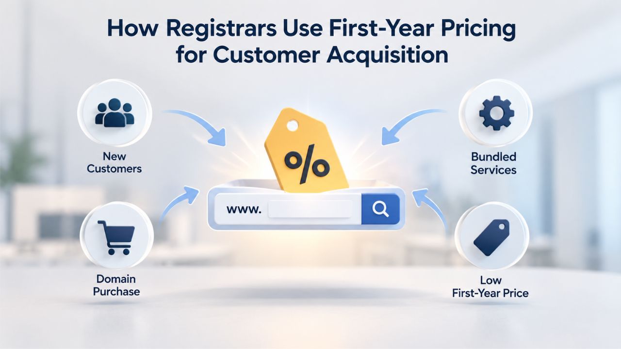 How Registrars Use First-Year Pricing for Customer Acquisition How Registrars Use First-Year Pricing for Customer Acquisition