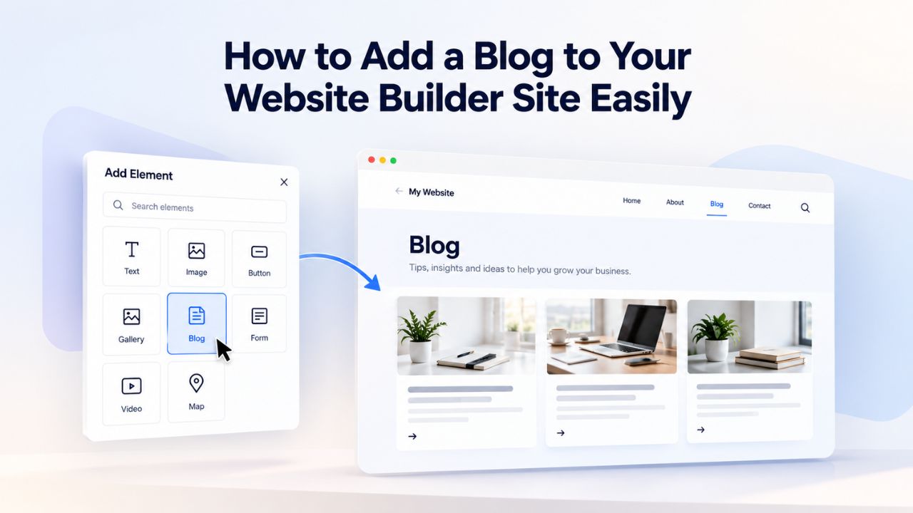 How to Add a Blog to Your Website Builder Site Easily How to Add a Blog to Your Website Builder Site Easily