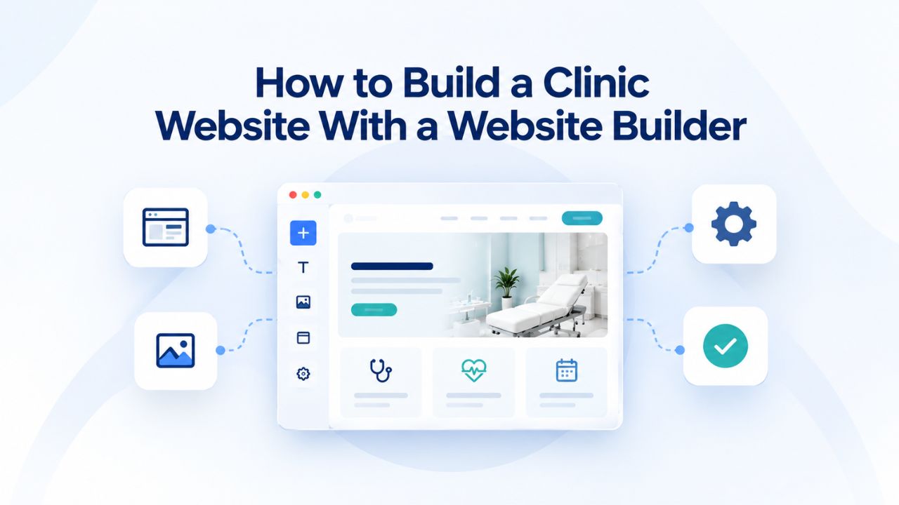 How to Build a Clinic Website With a Website Builder