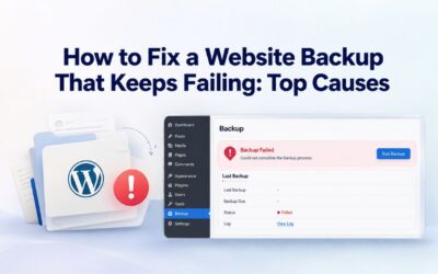 How to Fix a Website Backup That Keeps Failing: Top Causes