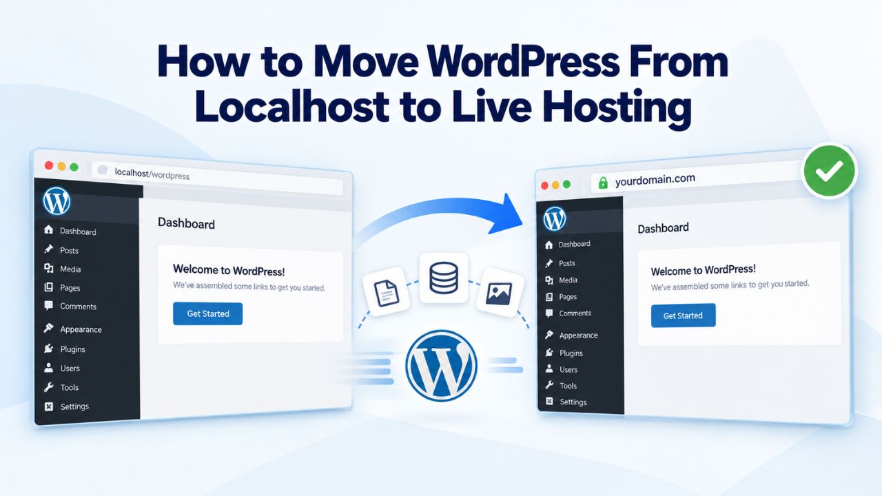 How to Move WordPress From Localhost to Live Hosting How to Move WordPress From Localhost to Live Hosting