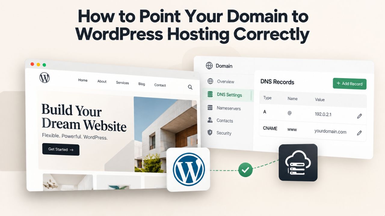 How to Point Your Domain to WordPress Hosting Correctly How to Point Your Domain to WordPress Hosting Correctly