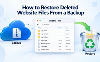 How to Restore Deleted Website Files From a Backup
