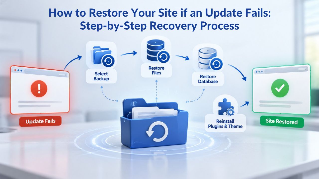 How to Restore Your Site if an Update Fails: Step-by-Step Recovery Process