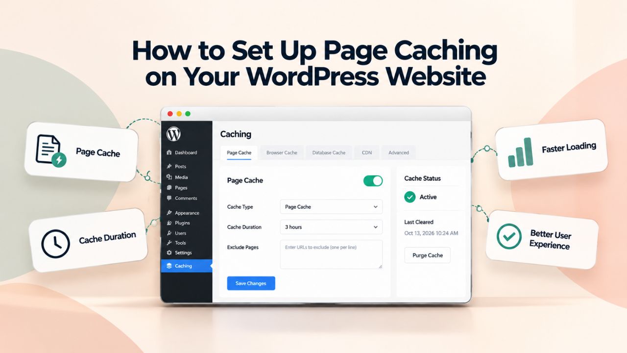 How to Set Up Page Caching on Your WordPress Website How to Set Up Page Caching on Your WordPress Website
