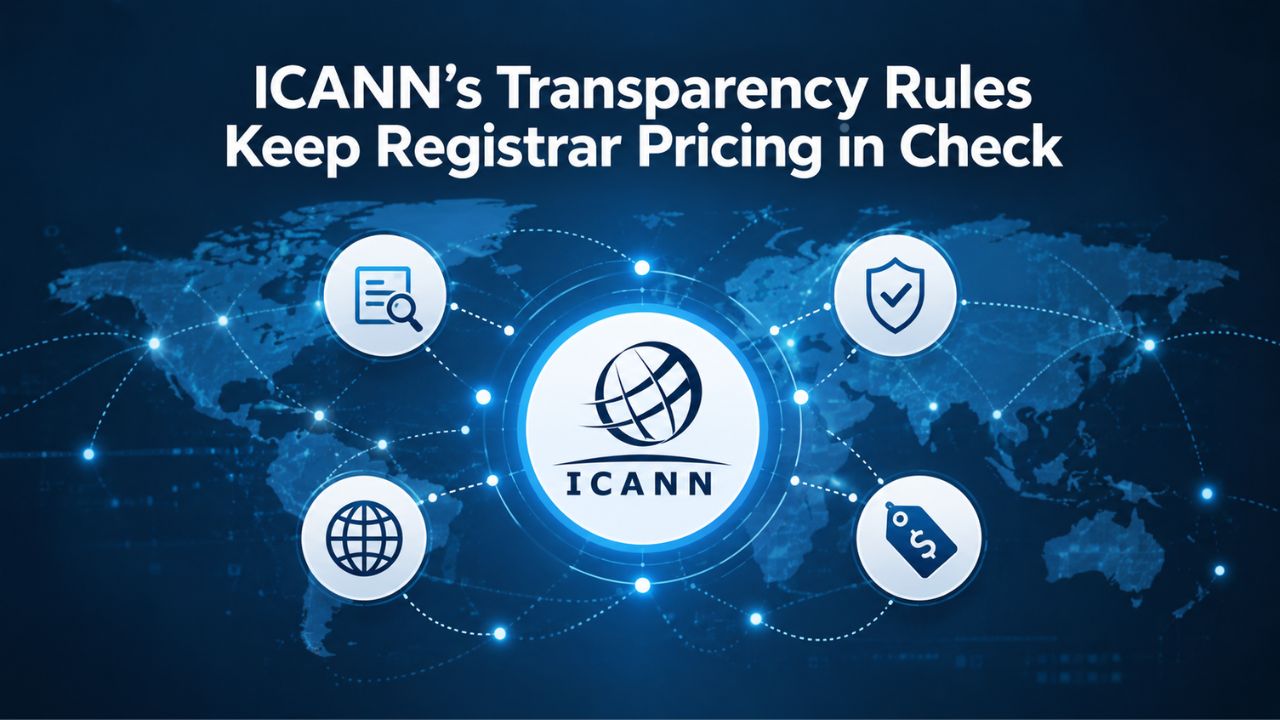 ICANN’s Transparency Rules Keep Registrar Pricing in Check ICANN’s Transparency Rules Keep Registrar Pricing in Check