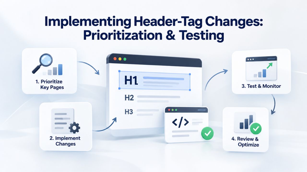 Implementing Header-Tag Changes: Prioritization & Testing Implementing Header-Tag Changes: Prioritization & Testing