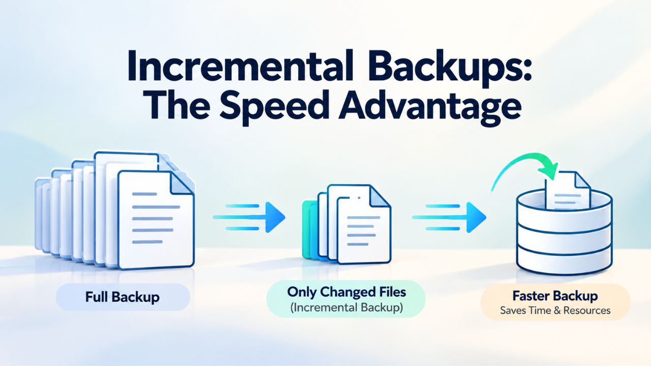 Incremental Backups: The Speed Advantage Incremental Backups: The Speed Advantage