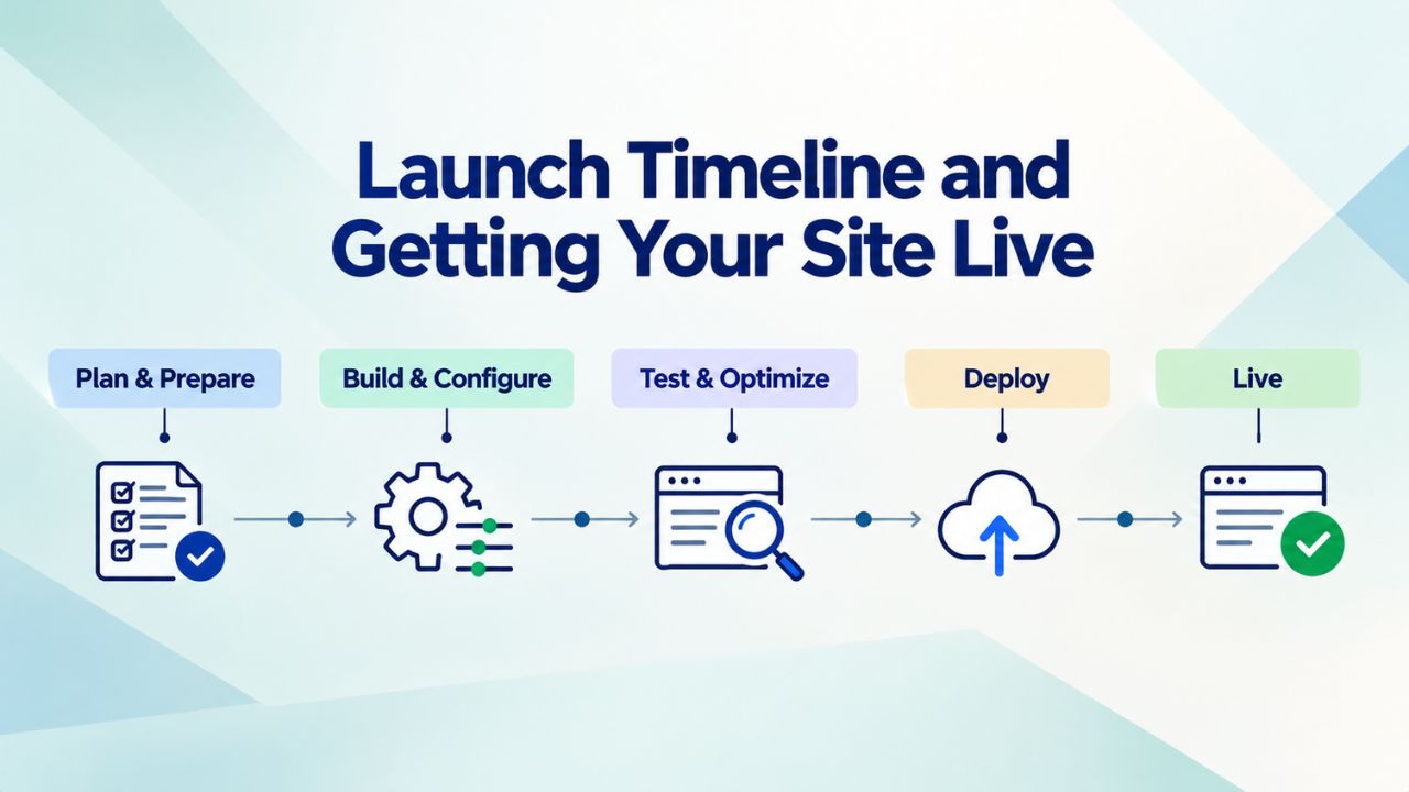Launch Timeline and Getting Your Site Live