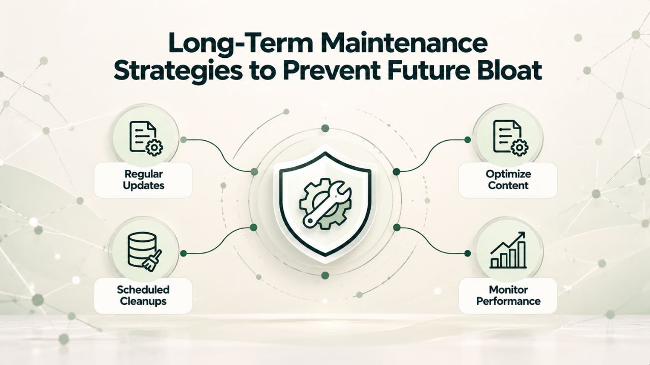 Long-Term Maintenance Strategies to Prevent Future Bloat