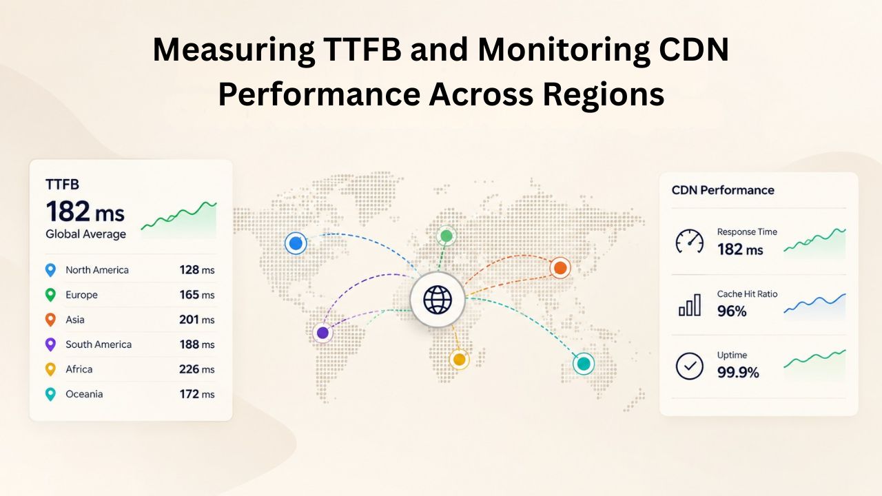 Measuring TTFB and Monitoring CDN Performance Across Regions Measuring TTFB and Monitoring CDN Performance Across Regions