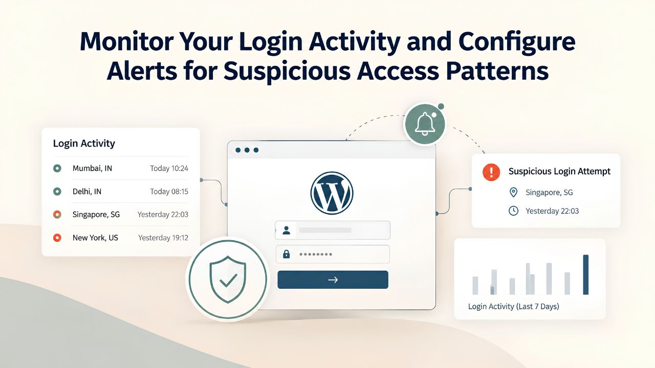 Monitor Your Login Activity and Configure Alerts for Suspicious Access Patterns Monitor Your Login Activity and Configure Alerts for Suspicious Access Patterns