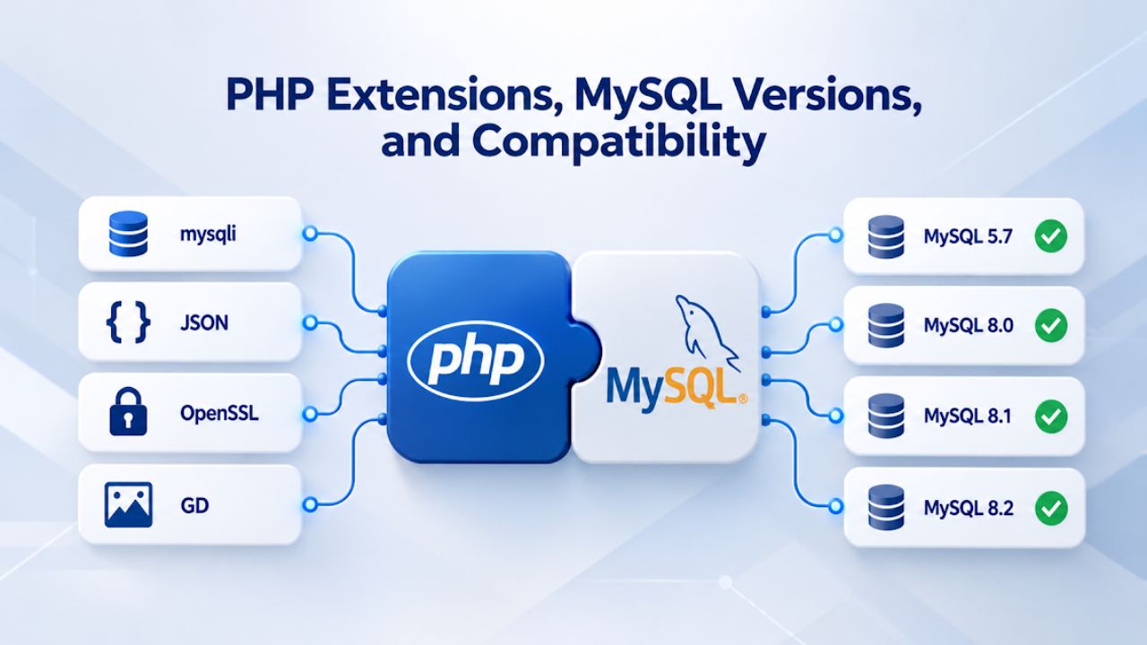 PHP Extensions, MySQL Versions, and Compatibility PHP Extensions, MySQL Versions, and Compatibility