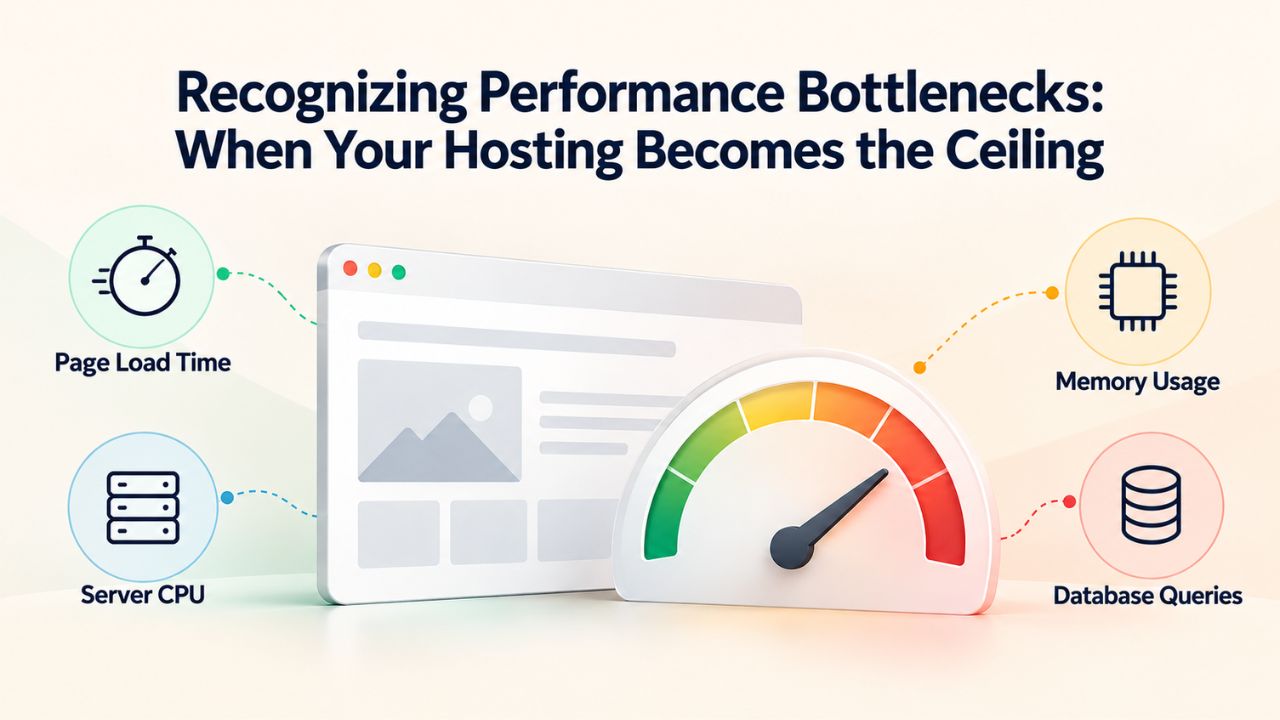 Recognizing Performance Bottlenecks: When Your Hosting Becomes the Ceiling Recognizing Performance Bottlenecks: When Your Hosting Becomes the Ceiling