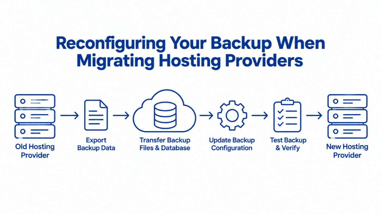 Reconfiguring Your Backup When Migrating Hosting Providers Reconfiguring Your Backup When Migrating Hosting Providers