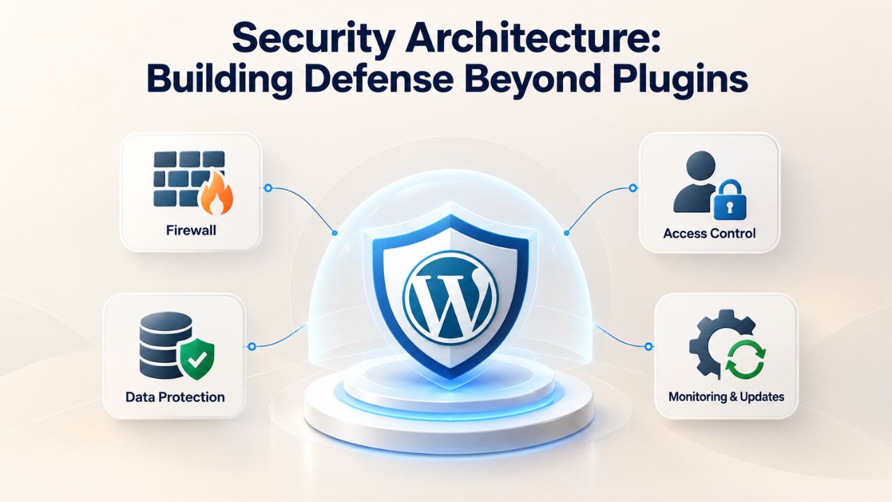 Security Architecture: Building Defense Beyond Plugins Security Architecture: Building Defense Beyond Plugins