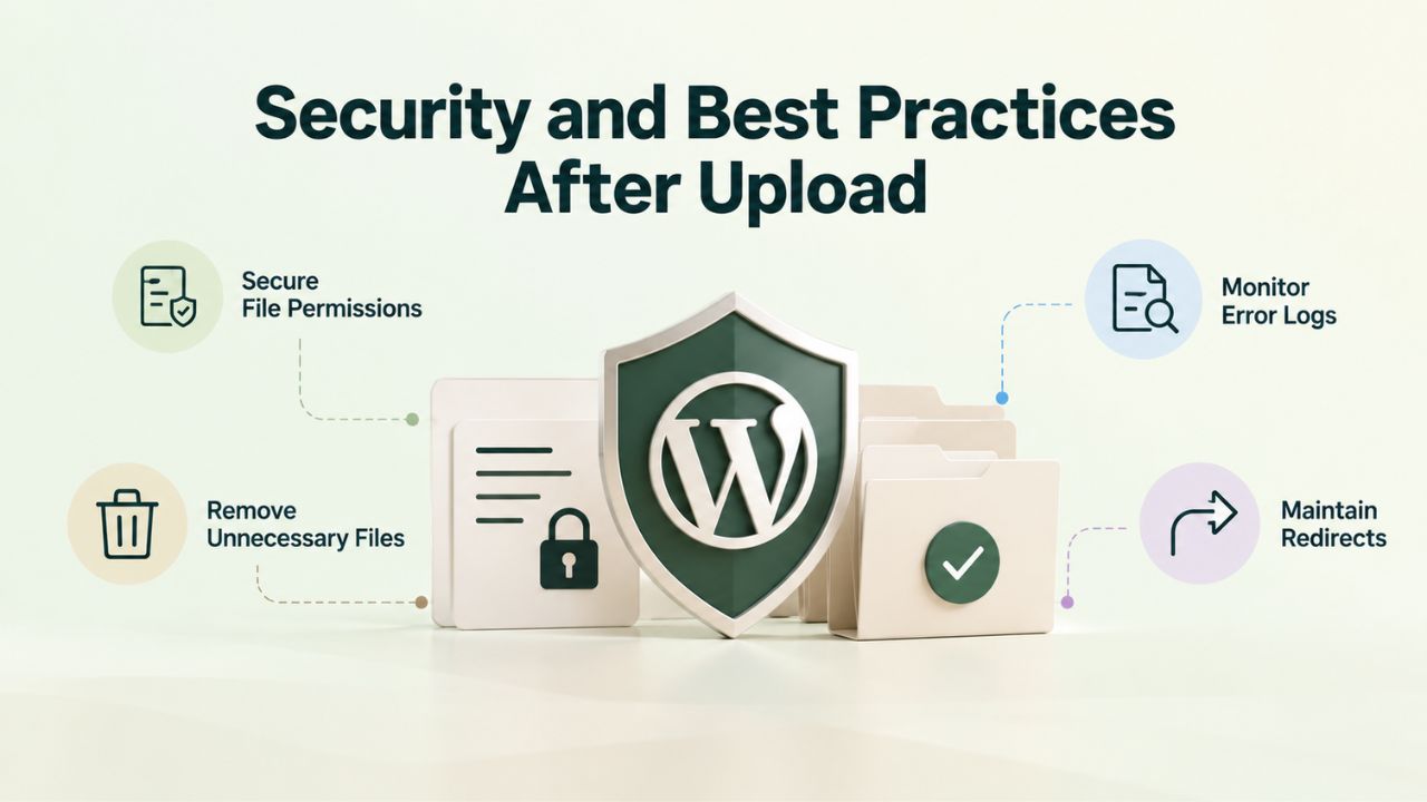 Security and Best Practices After Upload Security and Best Practices After Upload