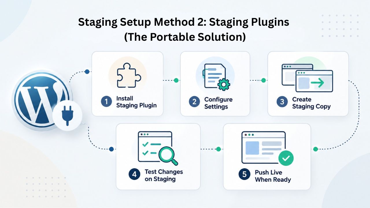 Staging Setup Method 2: Staging Plugins (The Portable Solution) Staging Setup Method 2: Staging Plugins (The Portable Solution)