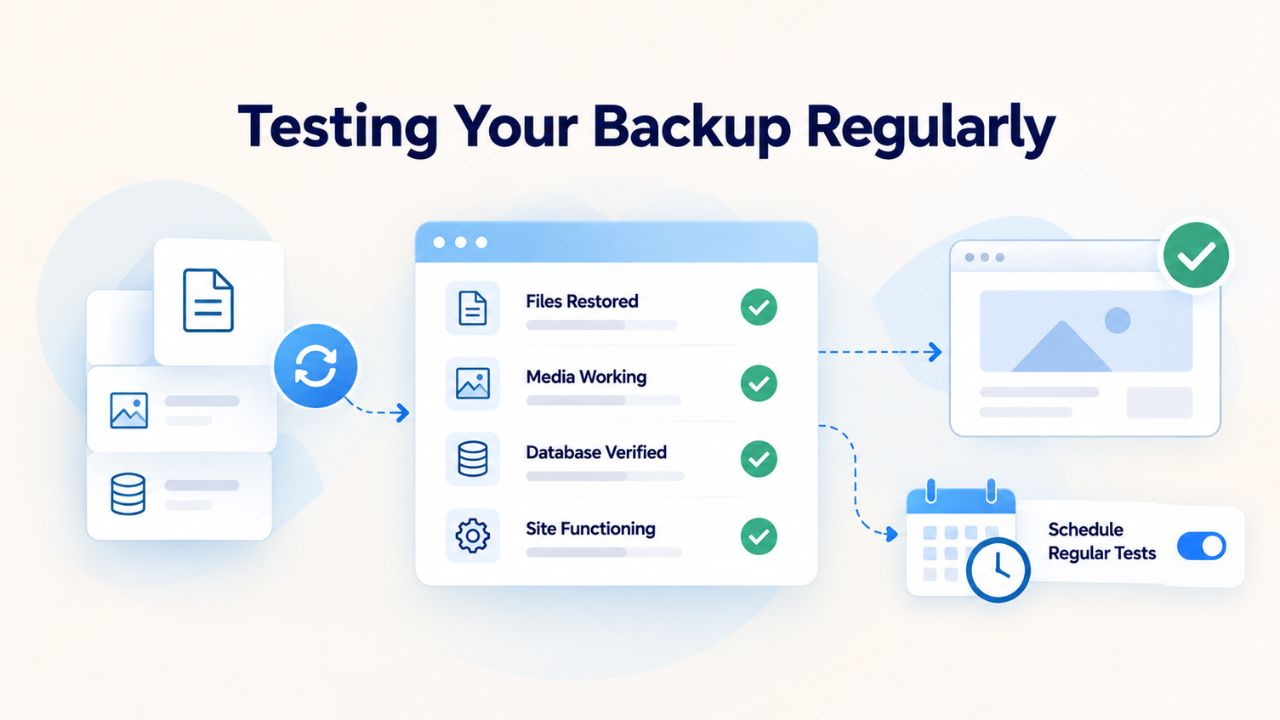 Testing Your Backup Regularly Testing Your Backup Regularly