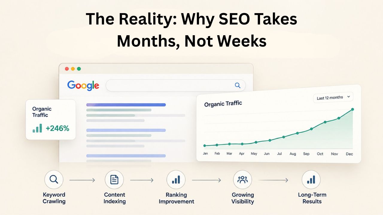 The Reality: Why SEO Takes Months, Not Weeks The Reality: Why SEO Takes Months, Not Weeks