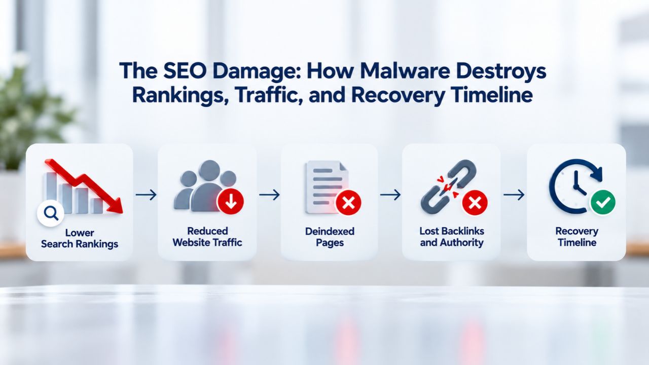 The SEO Damage: How Malware Destroys Rankings, Traffic, and Recovery Timeline