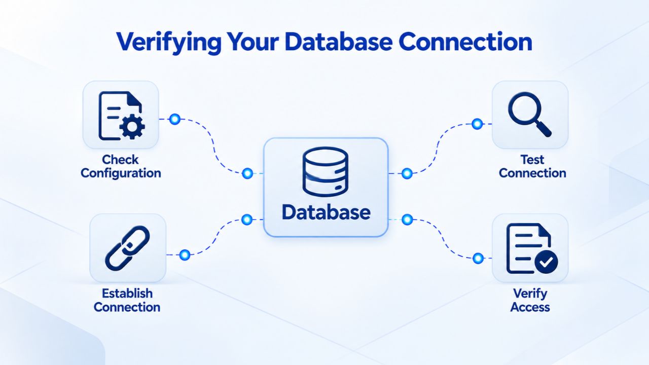 Verifying Your Database Connection Verifying Your Database Connection