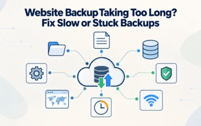 Website Backup Taking Too Long? Fix Slow or Stuck Backups