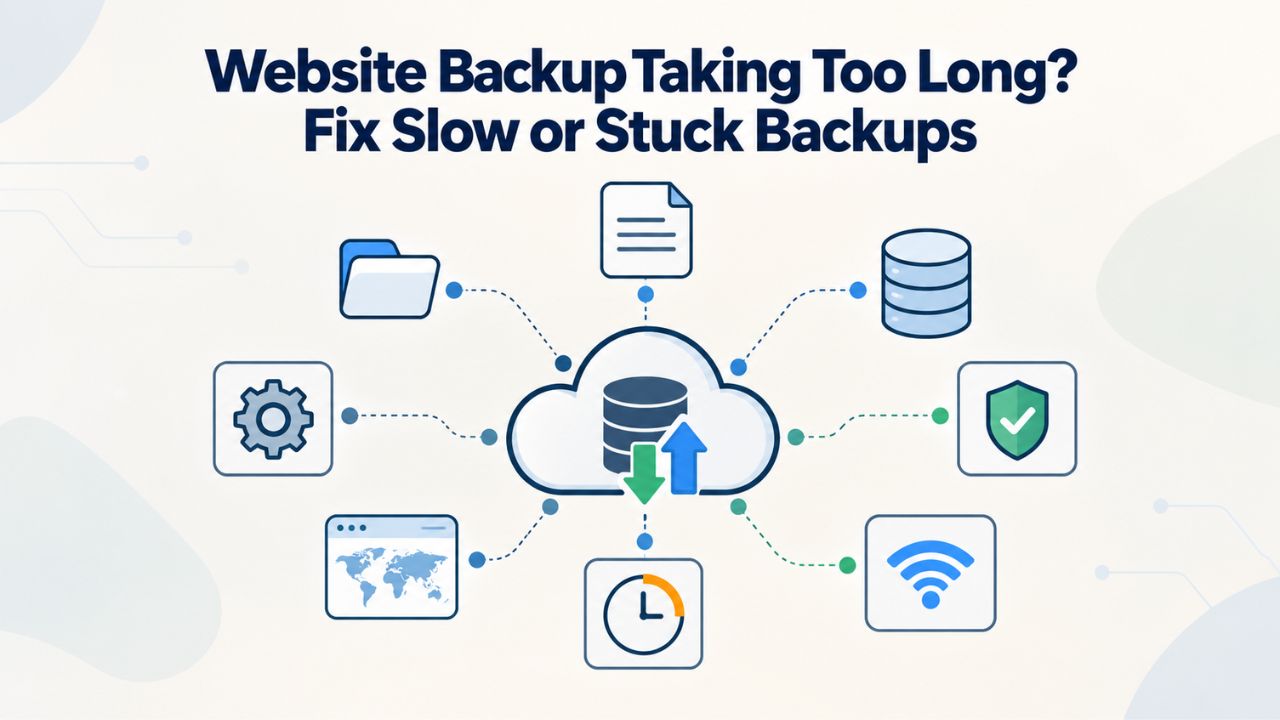 Website Backup Taking Too Long? Fix Slow or Stuck Backups Website Backup Taking Too Long? Fix Slow or Stuck Backups