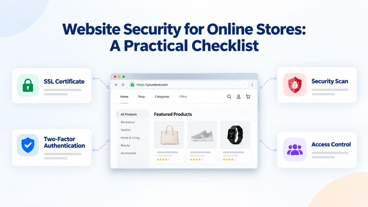 Website Security for Online Stores: A Practical Checklist Website Security for Online Stores: A Practical Checklist