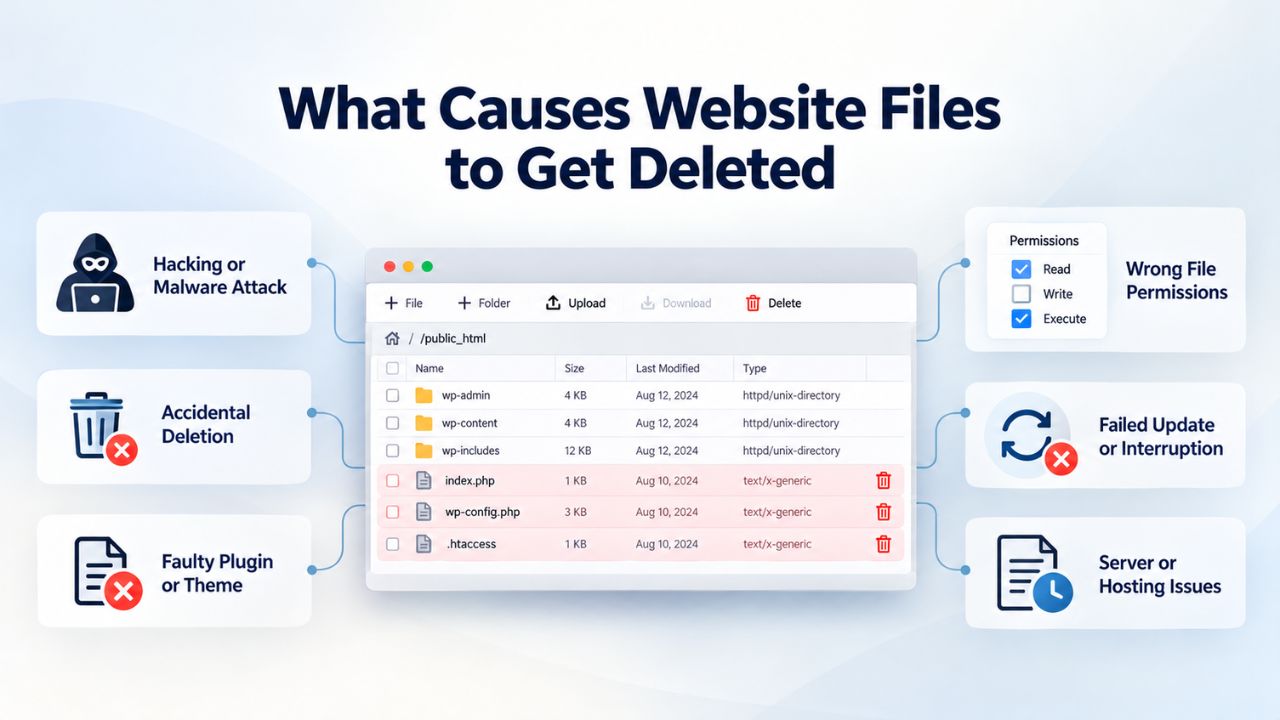 What Causes Website Files to Get Deleted