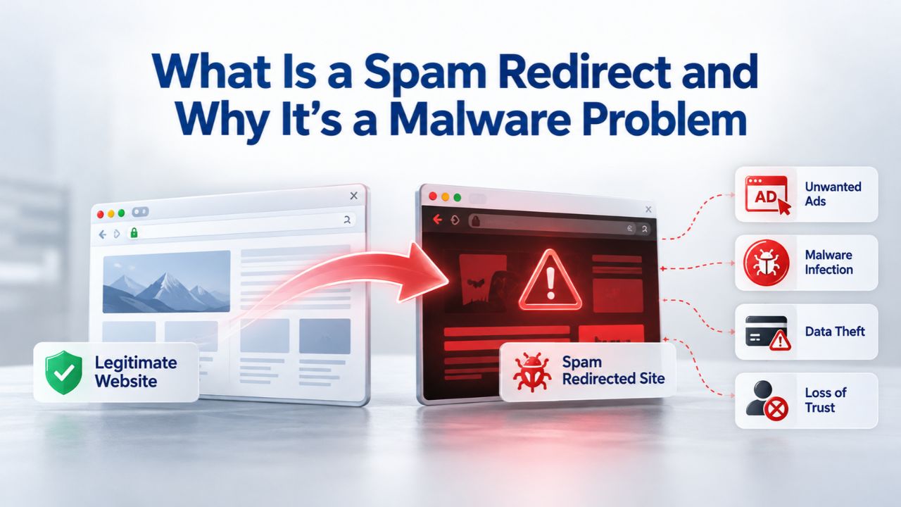 What Is a Spam Redirect and Why It’s a Malware Problem