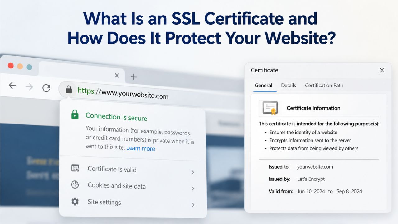 What Is an SSL Certificate and How Does It Protect Your Website? What Is an SSL Certificate and How Does It Protect Your Website?