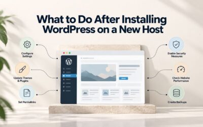 What to Do After Installing WordPress on a New Host