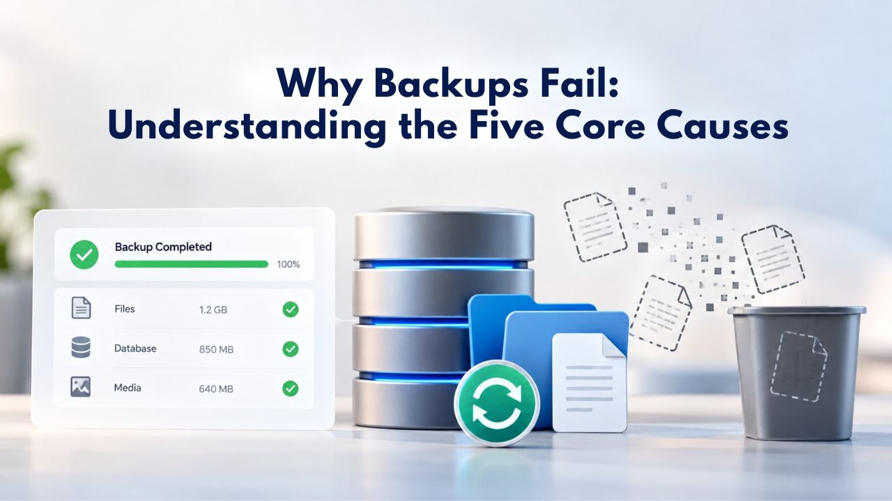 Why Backups Fail: Understanding the Five Core Causes Why Backups Fail: Understanding the Five Core Causes