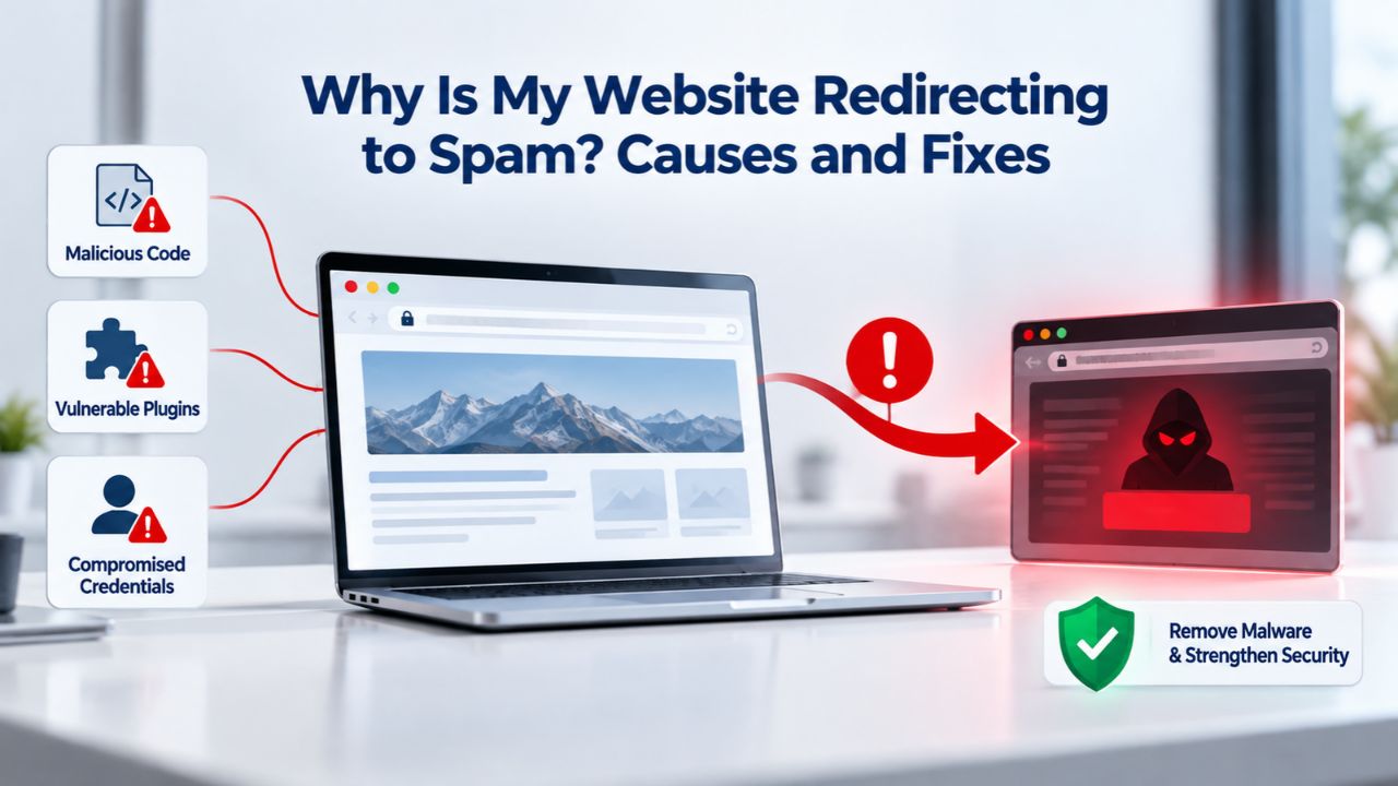 Why Is My Website Redirecting to Spam? Causes and Fixes