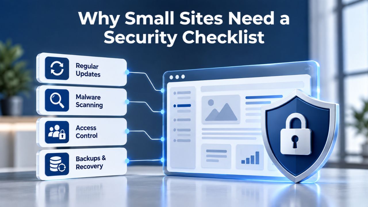 Why Small Sites Need a Security Checklist Why Small Sites Need a Security Checklist